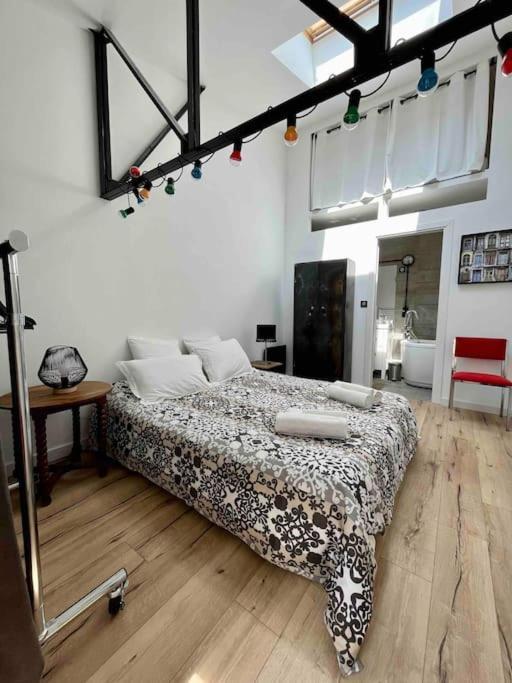 Rare ! Loft Atypique Centre-Ville Parking Jardin Reims Esterno foto