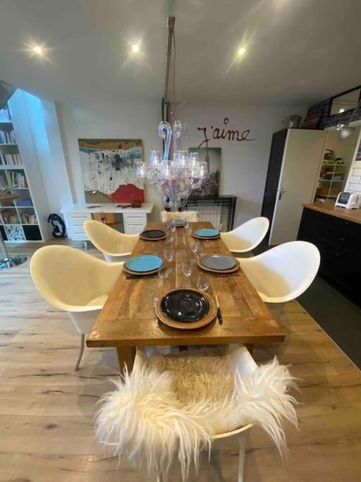 Rare ! Loft Atypique Centre-Ville Parking Jardin Reims Esterno foto