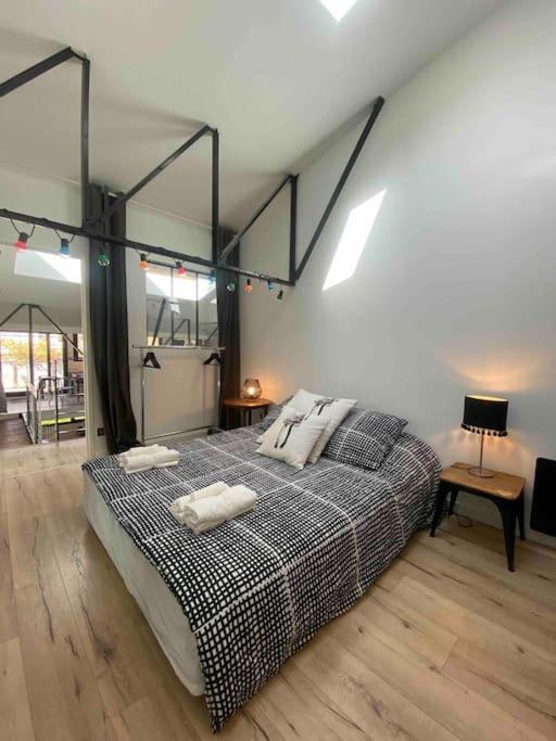 Rare ! Loft Atypique Centre-Ville Parking Jardin Reims Esterno foto