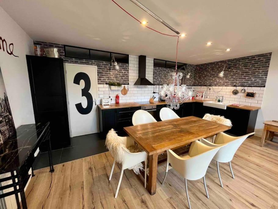 Rare ! Loft Atypique Centre-Ville Parking Jardin Reims Esterno foto
