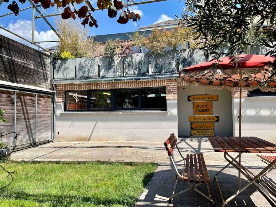 Rare ! Loft Atypique Centre-Ville Parking Jardin Reims Esterno foto