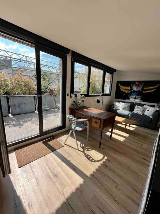 Rare ! Loft Atypique Centre-Ville Parking Jardin Reims Esterno foto