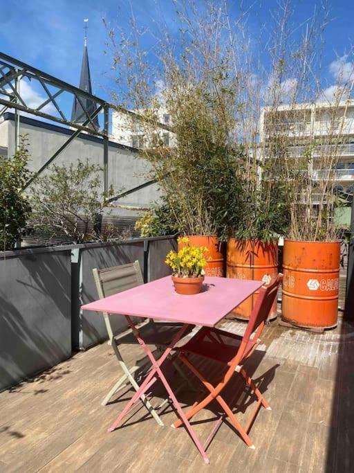 Rare ! Loft Atypique Centre-Ville Parking Jardin Reims Esterno foto
