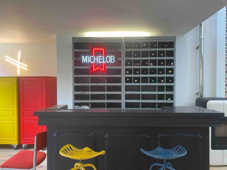 Rare ! Loft Atypique Centre-Ville Parking Jardin Reims Esterno foto
