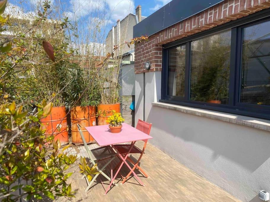 Rare ! Loft Atypique Centre-Ville Parking Jardin Reims Esterno foto