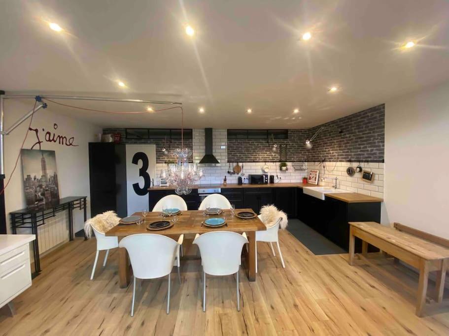 Rare ! Loft Atypique Centre-Ville Parking Jardin Reims Esterno foto