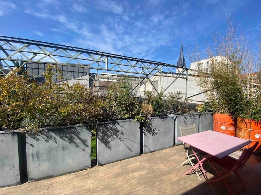 Rare ! Loft Atypique Centre-Ville Parking Jardin Reims Esterno foto