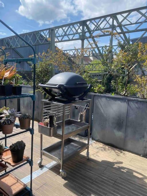 Rare ! Loft Atypique Centre-Ville Parking Jardin Reims Esterno foto