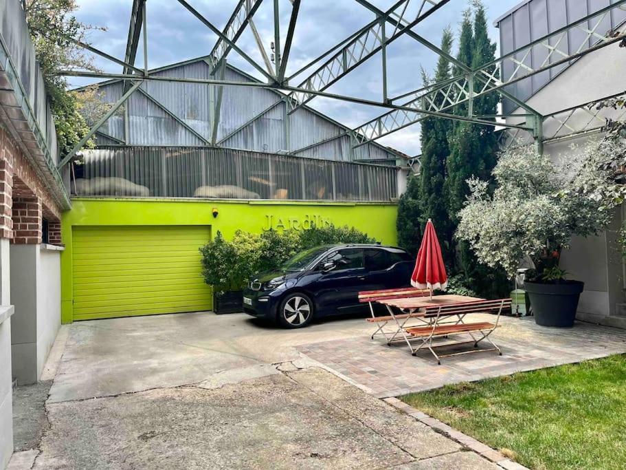 Rare ! Loft Atypique Centre-Ville Parking Jardin Reims Esterno foto