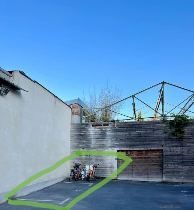 Rare ! Loft Atypique Centre-Ville Parking Jardin Reims Esterno foto