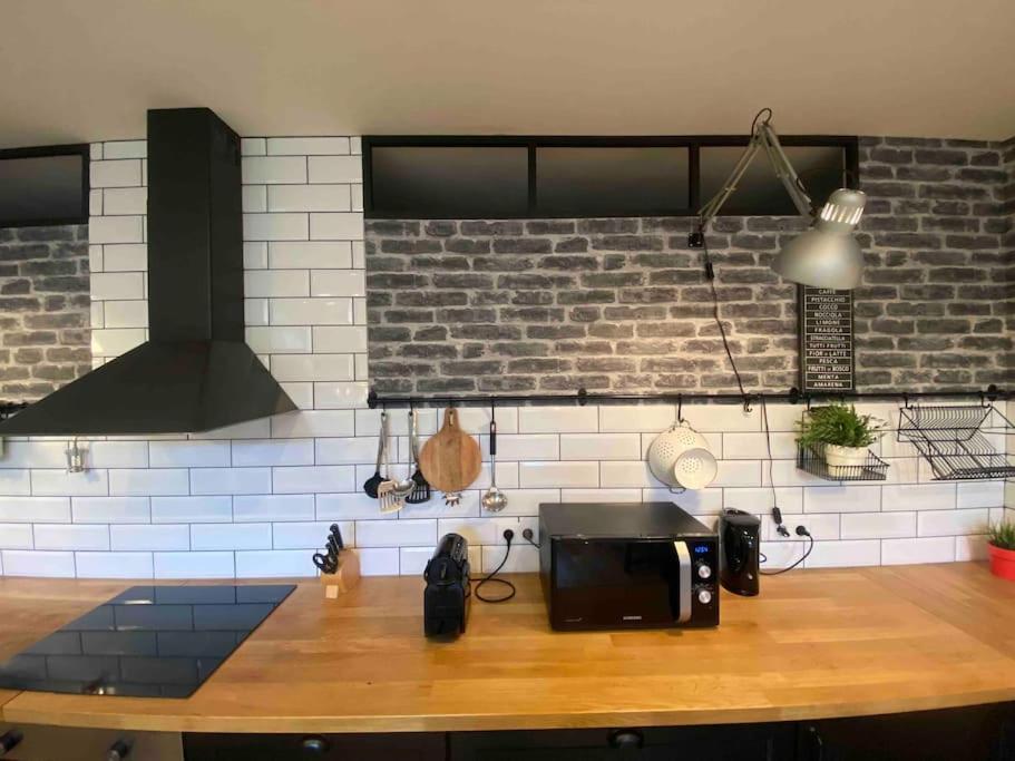 Rare ! Loft Atypique Centre-Ville Parking Jardin Reims Esterno foto